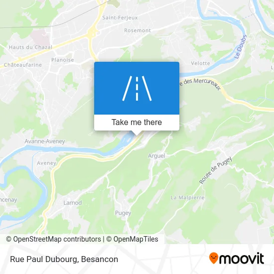 Rue Paul Dubourg map