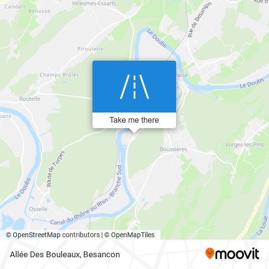 Allée Des Bouleaux map