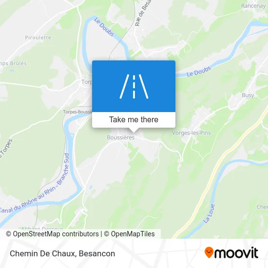 Chemin De Chaux map