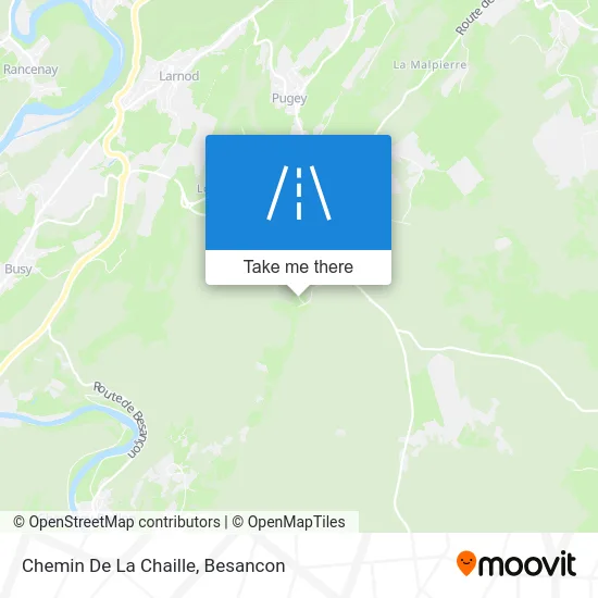 Chemin De La Chaille map