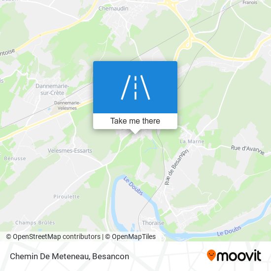 Chemin De Meteneau map