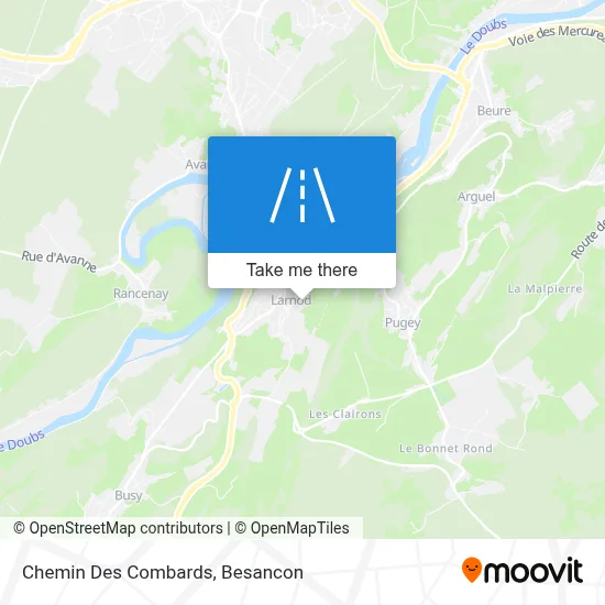 Chemin Des Combards map