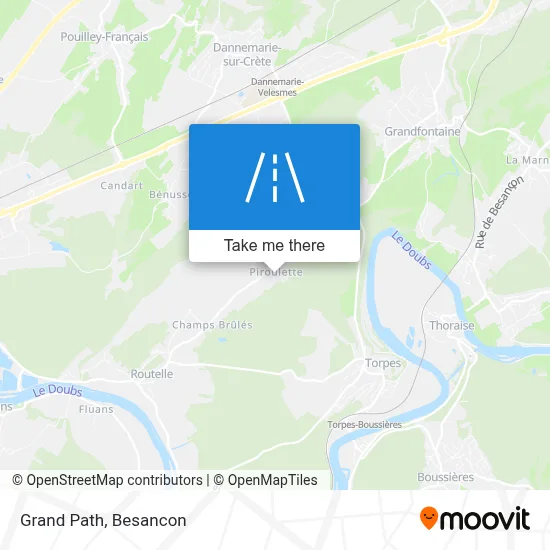 Grand Chemin map