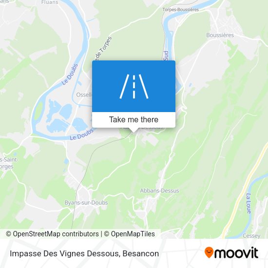 Impasse Des Vignes Dessous map