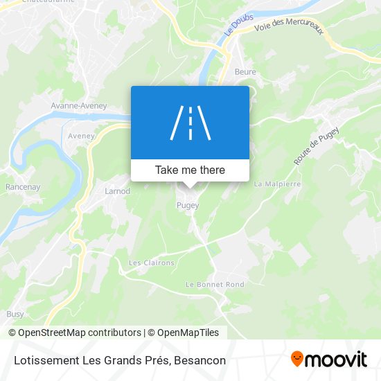 Lotissement Les Grands Prés map