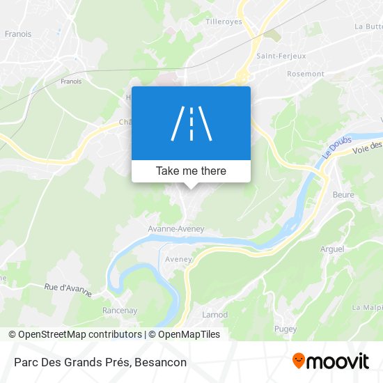 Parc Des Grands Prés map