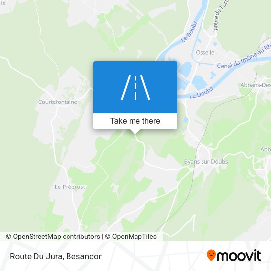 Route Du Jura map