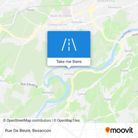 Rue De Beure map