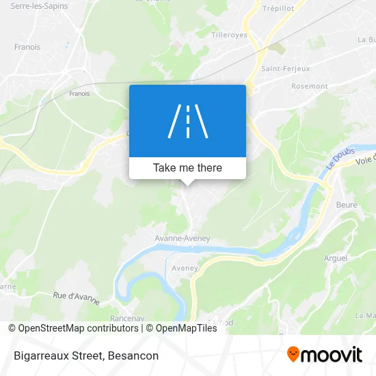 Rue Des Bigarreaux map