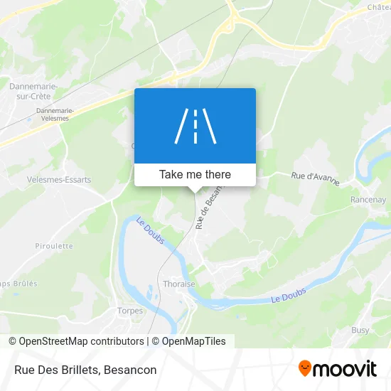 Rue Des Brillets map