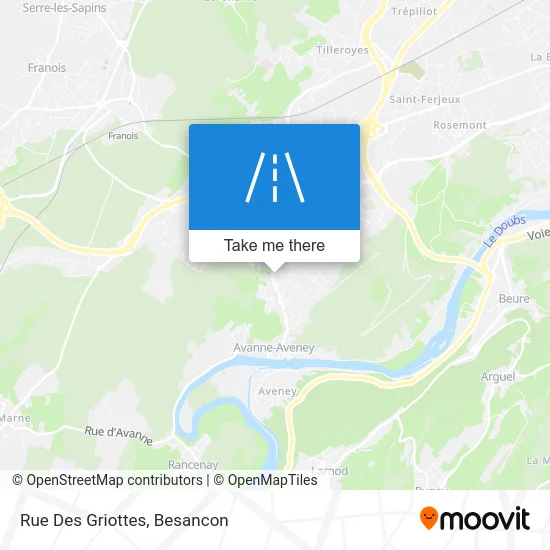 Rue Des Griottes map