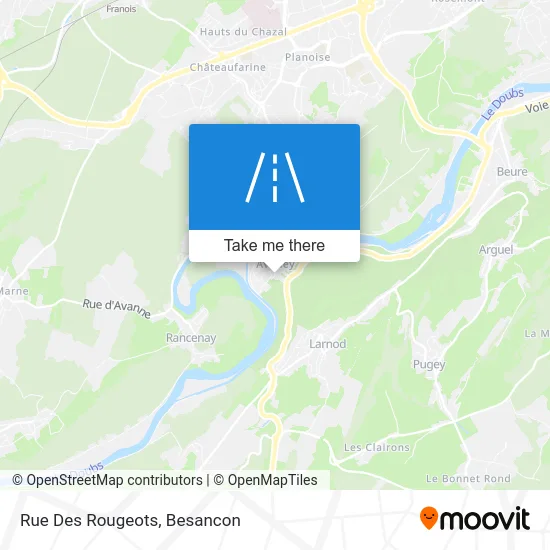 Rue Des Rougeots map