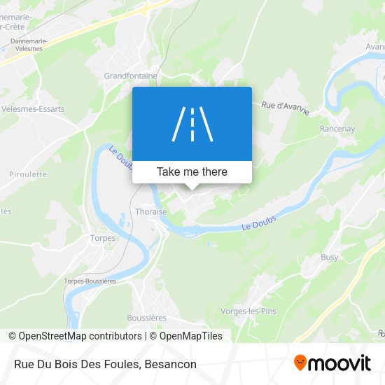 Rue Du Bois Des Foules map