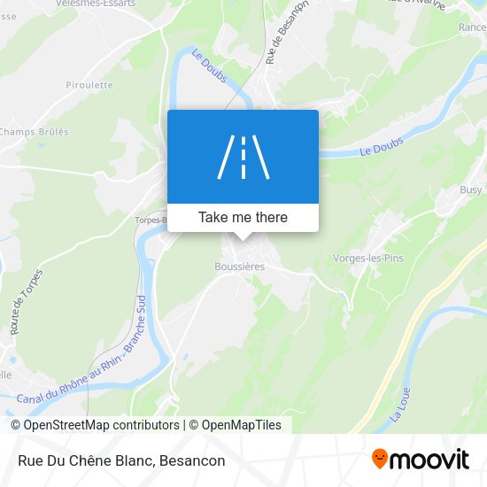 Rue Du Chêne Blanc map
