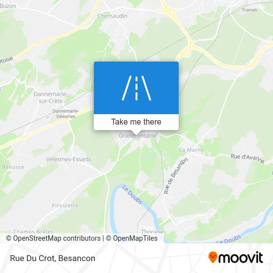 Rue Du Crot map