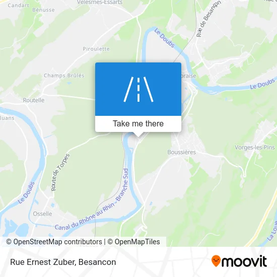 Rue Ernest Zuber map