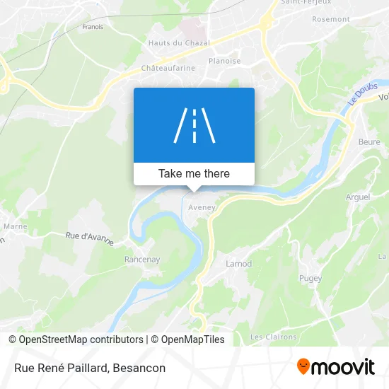 Rue René Paillard map