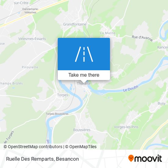 Ruelle Des Remparts map