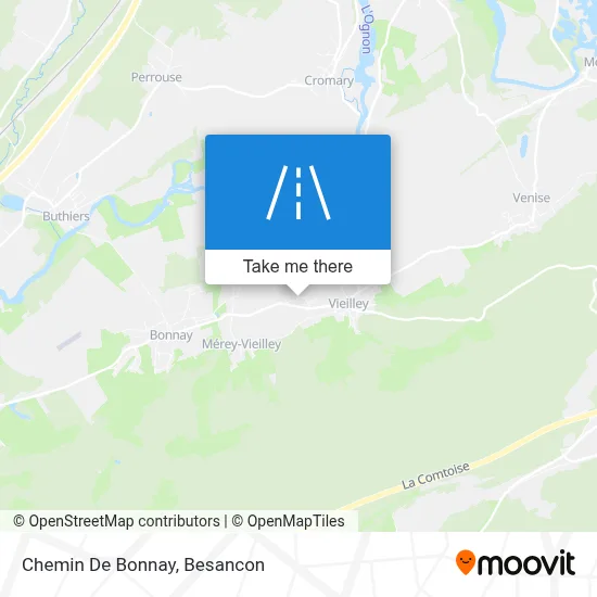Chemin De Bonnay map