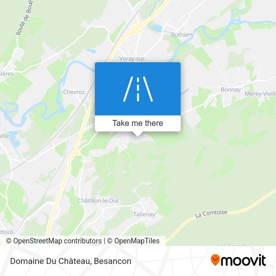 Domaine Du Château map