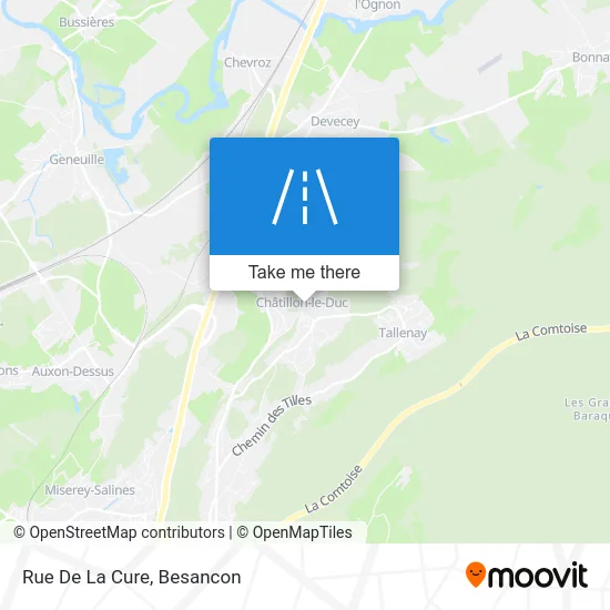 Rue De La Cure map