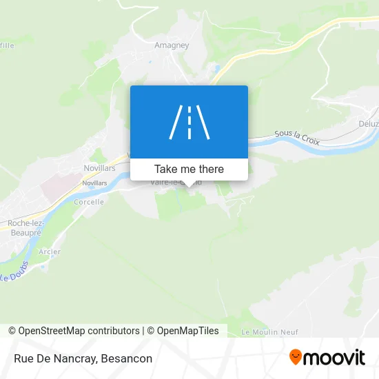 Rue De Nancray map