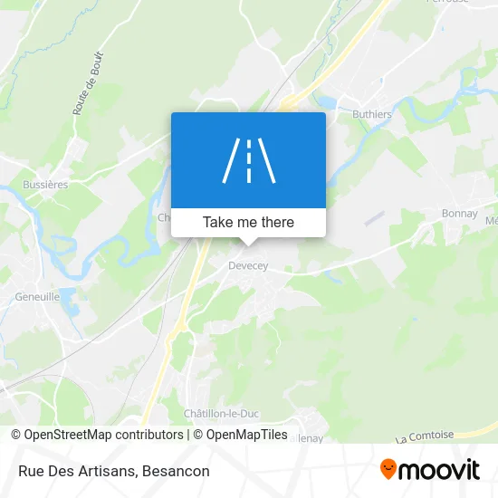 Rue Des Artisans map