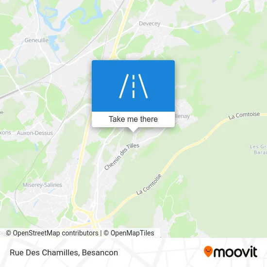 Rue Des Chamilles map
