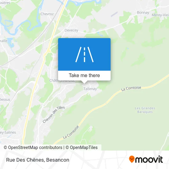 Rue Des Chênes map