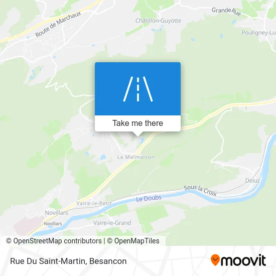 Rue Du Saint-Martin map