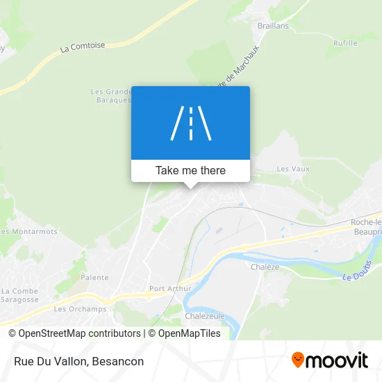 Rue Du Vallon map