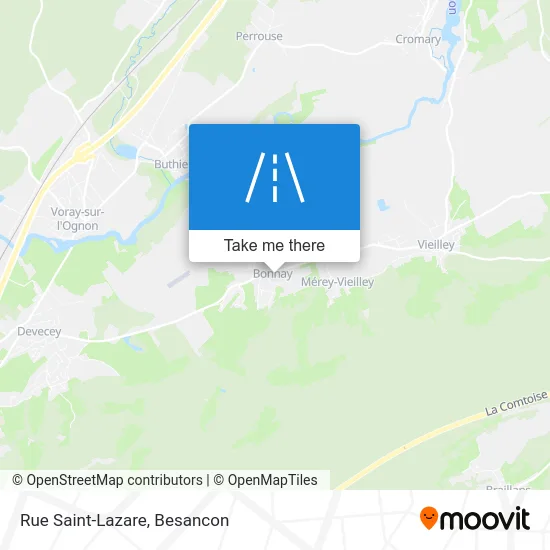 Rue Saint-Lazare map