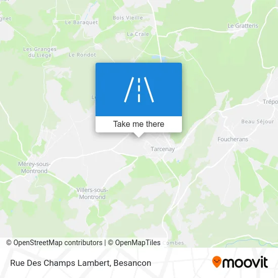 Rue Des Champs Lambert map