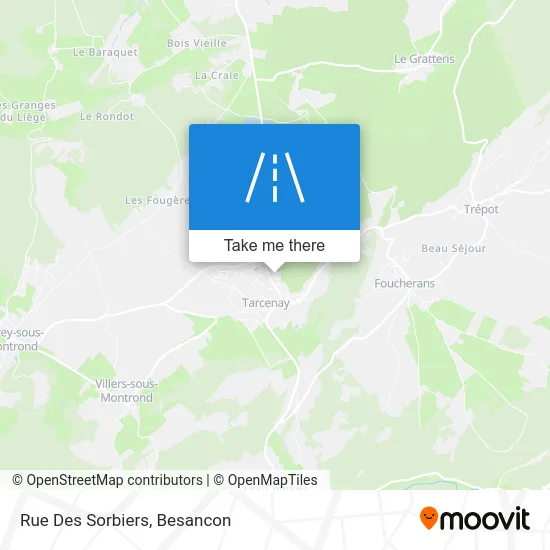 Rue Des Sorbiers map