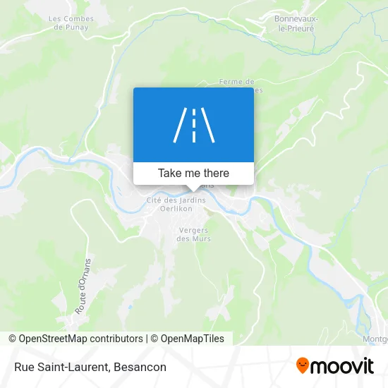 Rue Saint-Laurent map