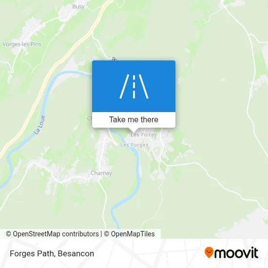 Chemin Des Forges map