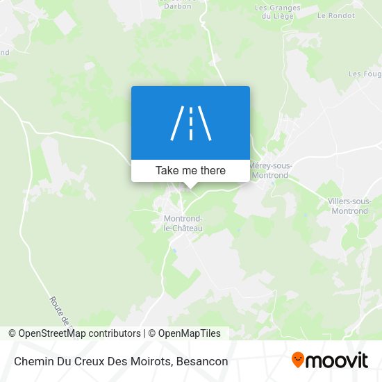 Chemin Du Creux Des Moirots map
