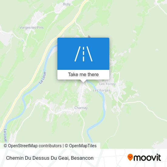 Chemin Du Dessus Du Geai map