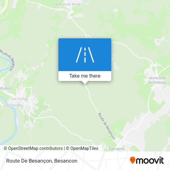 Route De Besançon map
