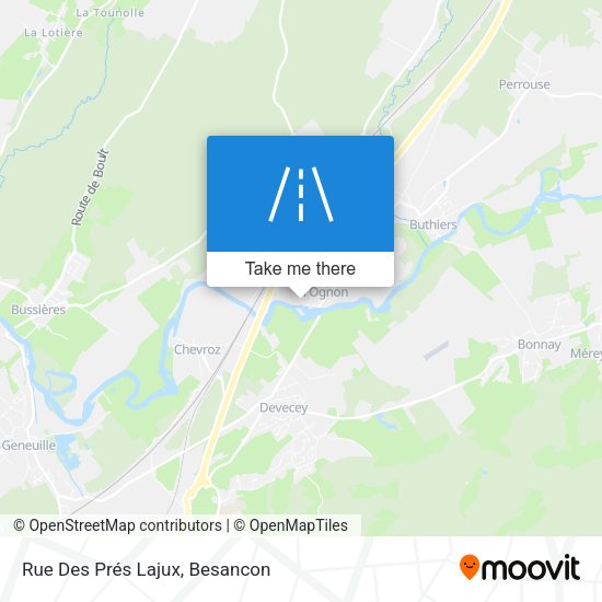 Rue Des Prés Lajux map