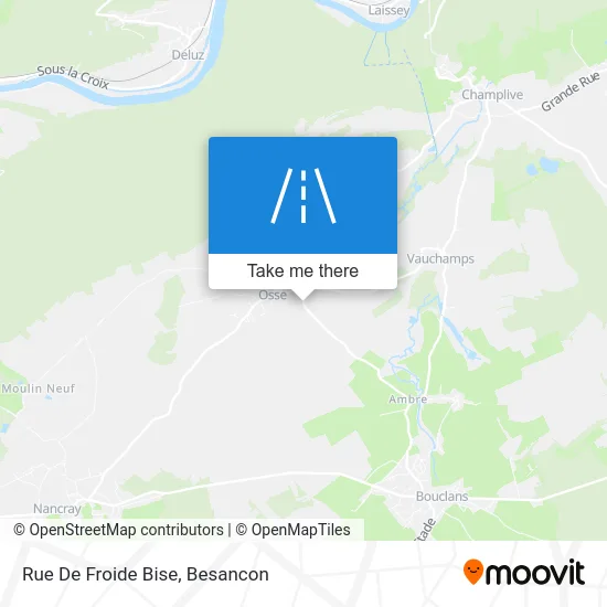 Rue De Froide Bise map