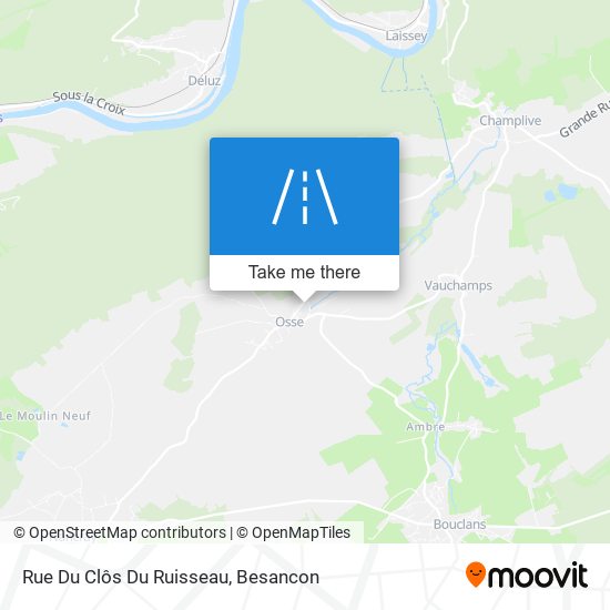 Rue Du Clôs Du Ruisseau map
