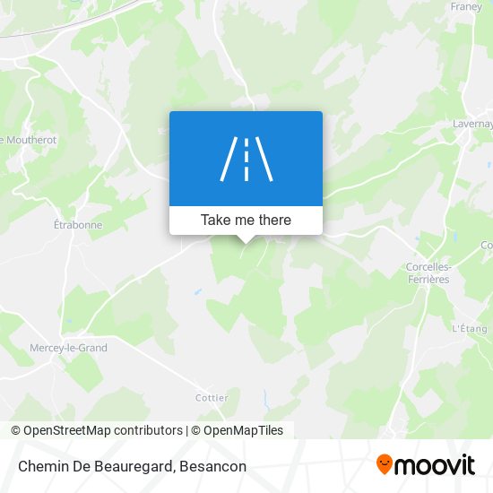 Chemin De Beauregard map