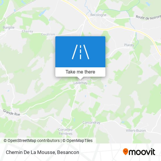 Chemin De La Mousse map