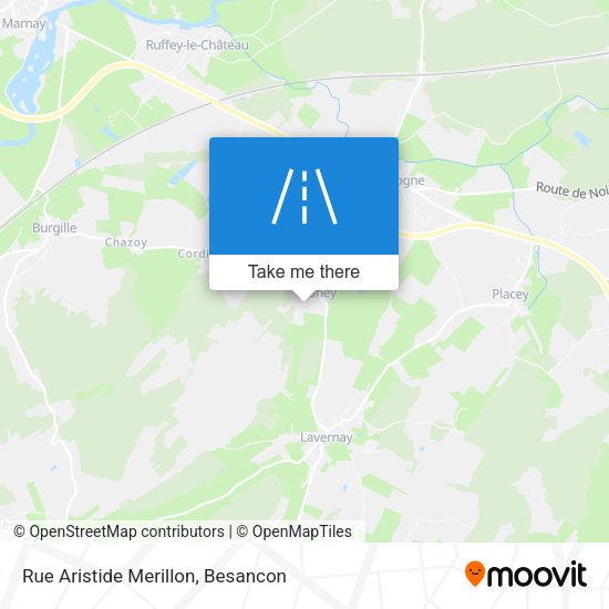 Rue Aristide Merillon map