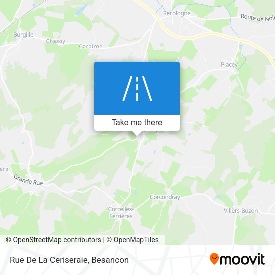 Rue De La Ceriseraie map