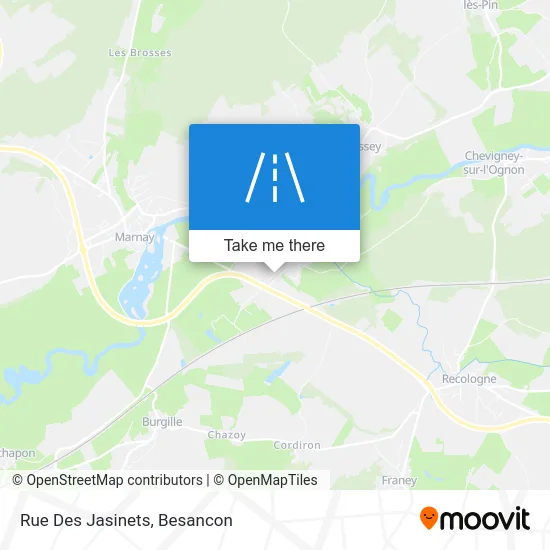 Rue Des Jasinets map