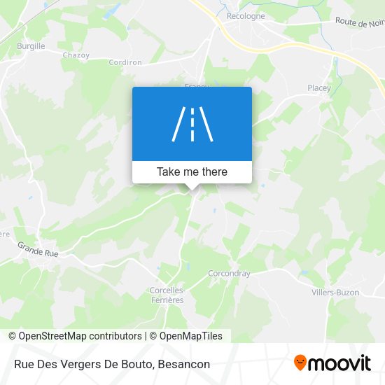 Rue Des Vergers De Bouto map