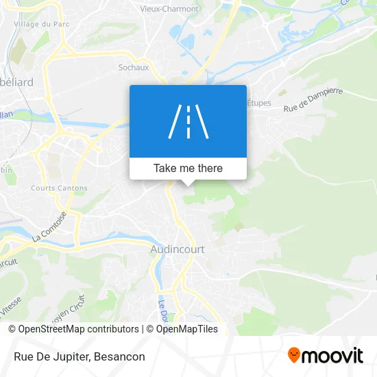 Rue De Jupiter map