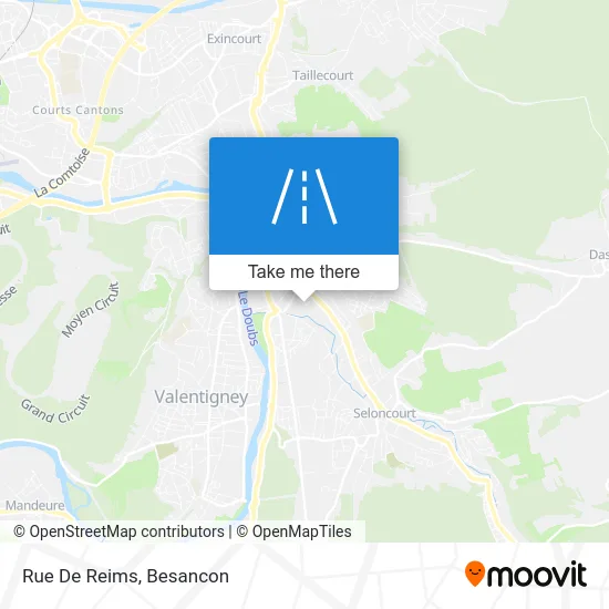 Rue De Reims map